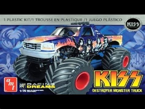 Kiss Destroyer Monster Truck Scale Amt Model Kit Build