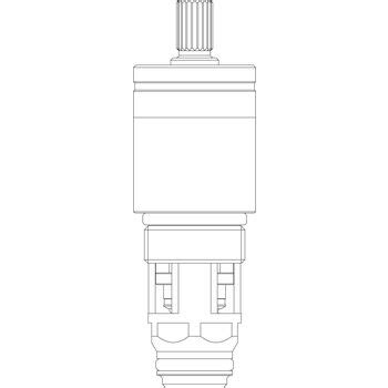 Flush Mounted Valve Insert For Aquastrom K Thermostatic Cold Water