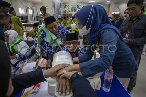 Kedatangan Jamaah Calon Haji Di Asrama Haji Embarkasi Kertajati