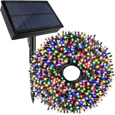 Tcamp Ft Led Solar Christmas Lights Outdoor Waterproof With