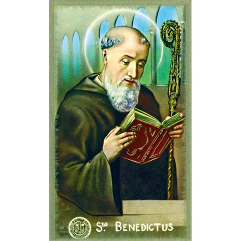 St. Benedict Prayer Card | Gannon's Prayer Card Co.