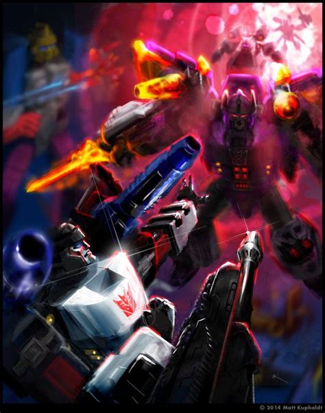 Megatron Vs Galvatron By Mattdrawsrobots Deviantart On Deviantart