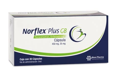 Norflex Plus Gb 450 Mg 35 Mg 30 Capsulas Farmacias Klyns