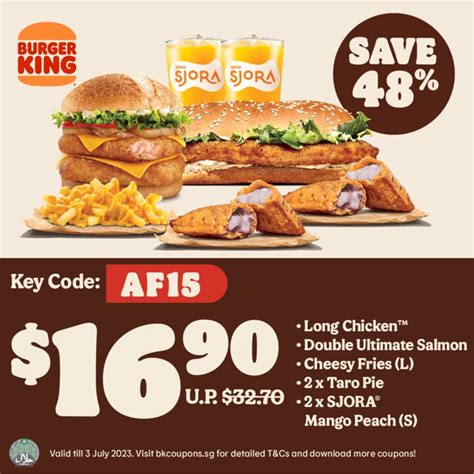 Burger King Coupon Discounts Up To Off Burgers Meals