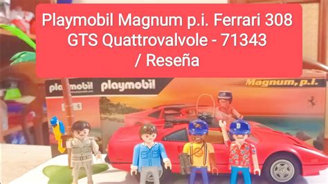 PLAYMOBIL Magnum p i Ferrari 380 GTS Quattrovalvole 71343 Reseña