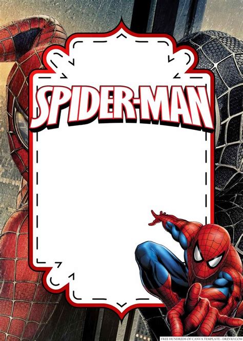 FREE Spider Man Birthday Invitation Templates Check More At Https