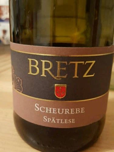 Ernst Bretz Scheurebe Spätlese Vivino