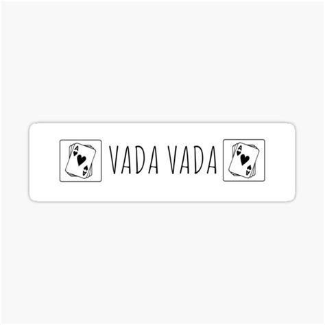 Vada Vada The Garden Sticker For Sale By Smw2301 Redbubble