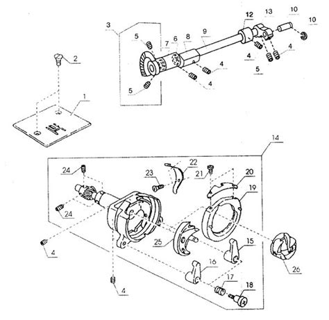 Sewing Machine Tension Assembly Diagram