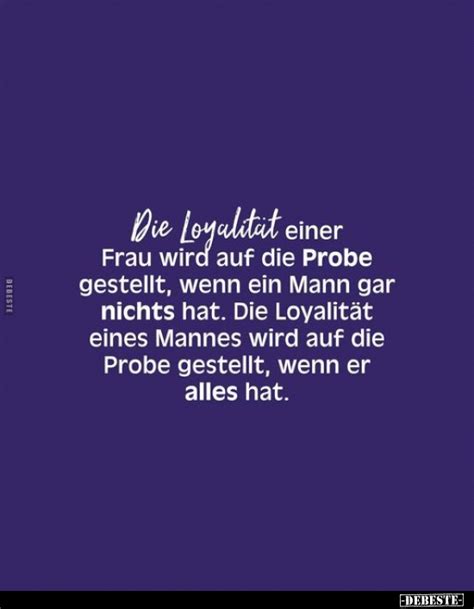 Loyalität einer Frau wird auf Probe gestellt wenn ein Mann gar