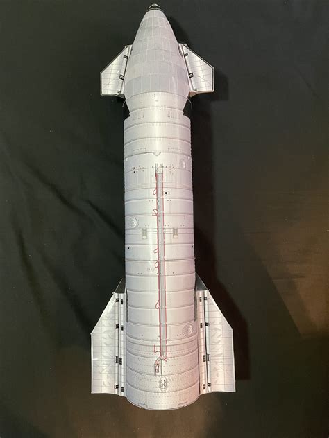 Starship SN-20 – AXM Paper Space Scale Models.com