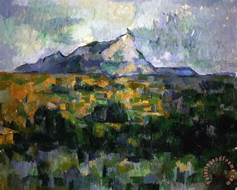 Paul Cezanne Mount Sainte Victoire 1906 Painting Mount Sainte