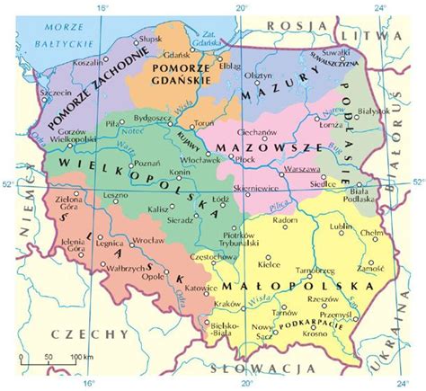 Historical Regions Poland History Map Europe Map