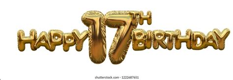 Happy Th Birthday Gold Foil Balloon Ilustra Es Stock