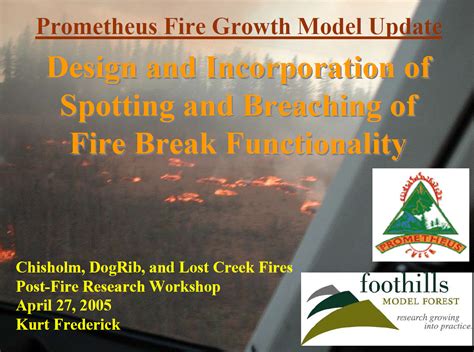 Prometheus Fire Growth Model update: design and incorporation of ...