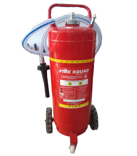 45L Fire Squad Mechanical Foam Trolley Mounted Fire Extinguisher 45