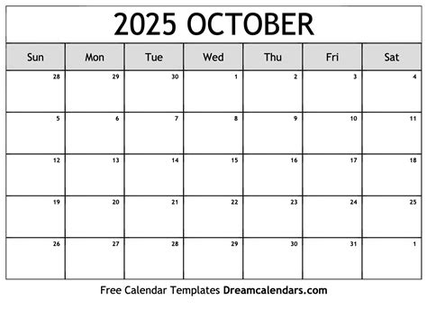 Printable October 2025 Calendar With Notes Kitti Lauraine