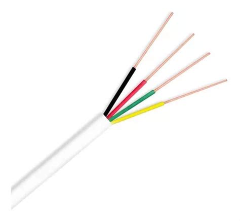 Cabo De Alarme 4 Vias 4x40 Liga Cobre 26 Awg 100 Metros Cobertura