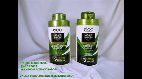 Kit Eico Cosméticos Amo Babosa Especialite Shampoo Condicionador