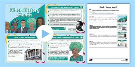 Ks Black History Month Assembly Pack Teacher Made