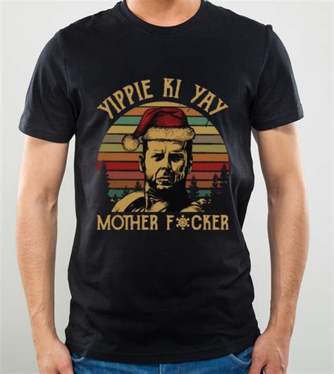 Awesome John Mcclane Yippee Ki Yay Mother Fucker Vintage Shirt Hoodie