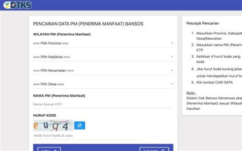 Cara Mudah Cek Pencairan Saldo Dana Bansos Bpnt Pkh Cukup Gunakan Nik