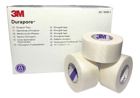 Tela Adhesiva Durapore 3m 1 P 2 5 Cm Caja C 12 Rollo 1538 1 Medicom