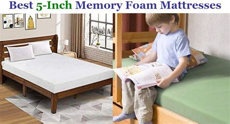 Best 5 Inch Memory Foam Mattresses In 2024 Ultimate Guide Foam Globes