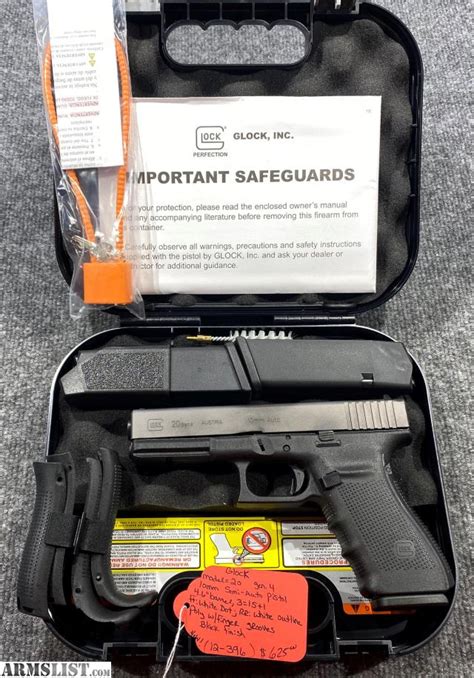 ARMSLIST For Sale Glock 20 Gen 4 10mm