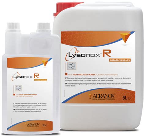 Regenerating Detergent Lysonox R ADRANOX Acid Liquid 5000 ML