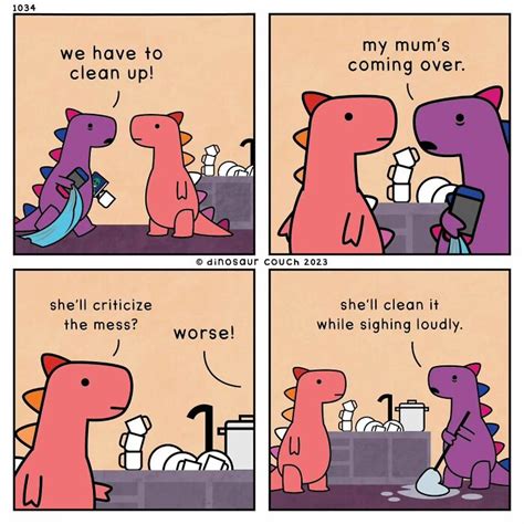 40 Witty And Heartfelt Comics By “Dinosaur Couch” (New Pics) | Bored Panda