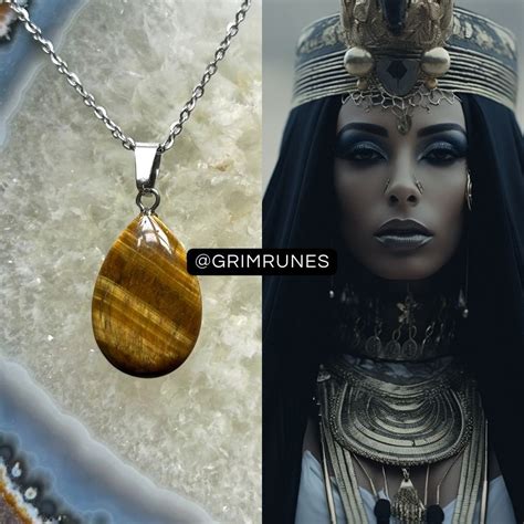 Isis Egyptian Goddess Portal Direct Magic Portal Enhanced Necklace Etsy