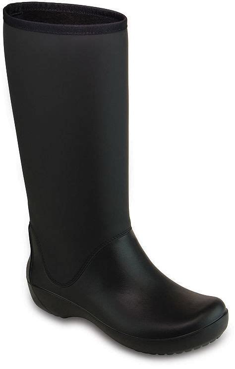 Crocs RainFloe Tall Women's Waterproof Rain Boots | Boots, Rain boots ...