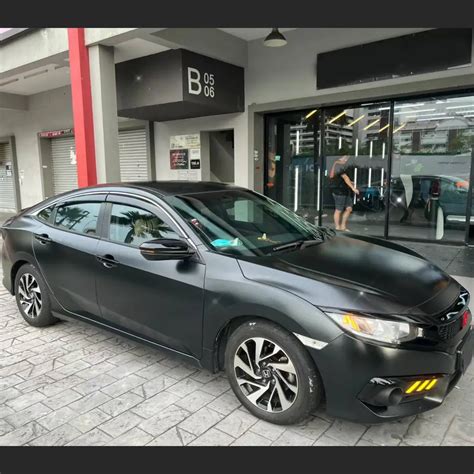 Matte Metallic Graphite Black Car Vinyl Wrap Best Ravoony Matte