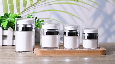 Empty Cosmetic Packaging Cream Container Airless Bottle 15g 30g 50g