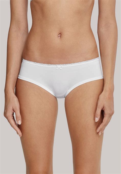 Bikini Hipster Micro Qualität mit Spitze weiß Pure Micro SCHIESSER