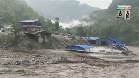 Floods And Landslides In Bhotekoshi River ।सिन्धुपाल्चोकको जुरेमा