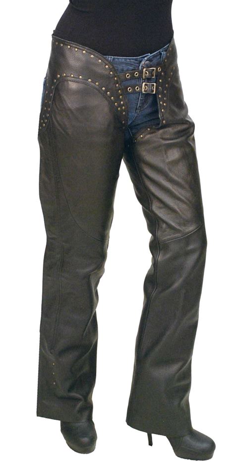 Rivet Trim Naked Leather Western Chaps Jackets Maker