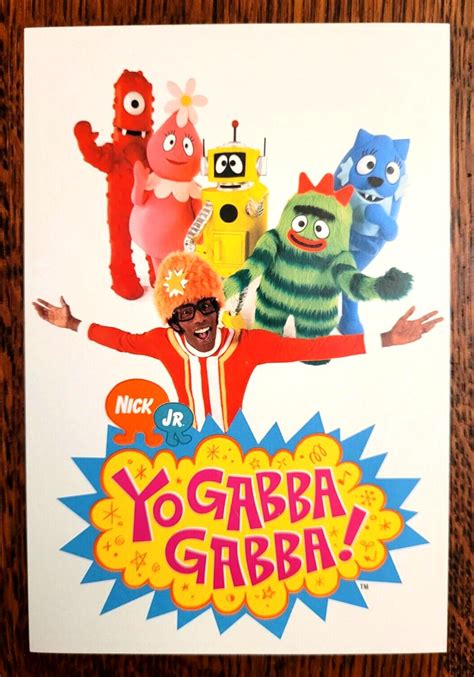 Yo Gabba Gabba Nick Jr Promotional Postcard 4 X 6 2007 4655725386