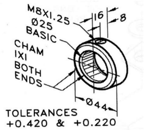 interpret tolerance  technical drawing engineering stack
