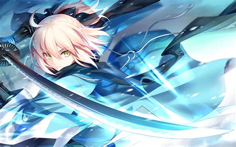 Sakura Sakura Okita Souji Gran Orden Del Destino Obra De Arte Serie