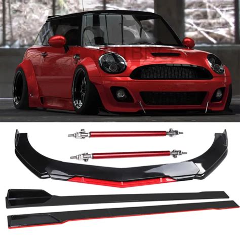 For Mini Cooper R Front Bumper Lip Spoiler Splitter Side Skirts