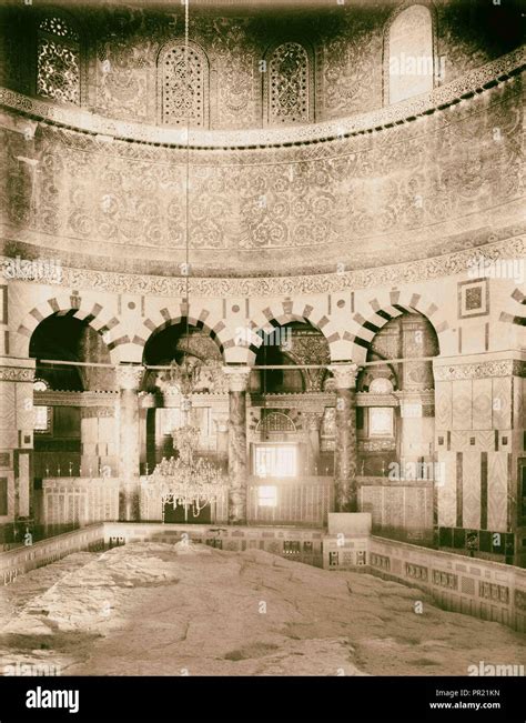 The Rock Moriah, Dome of the Rock 1940, Jerusalem, Israel Stock Photo - Alamy