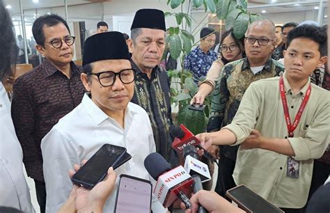 Cak Imin Soal Pertemuan Dengan Megawati Saya Pada Posisi Menunggu