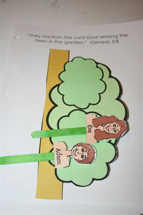 Our Country Road Adam And Eve Activity Bible Page