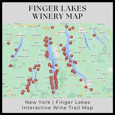 Finger Lakes Winery Map — Guided Wino