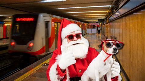 Chilango Perritos Del Metro Ayudan A Entregar Cartas Para Santa Y Los