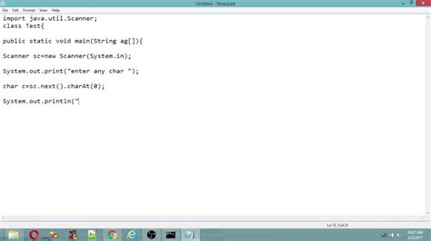 How To Take Char Input Using Scanner Class In Java Youtube