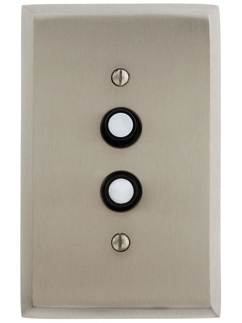 Standard 3 Way Push Button Light Switch With Pearl Buttons House Of