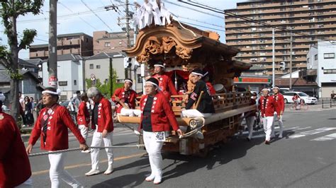 2015大阪市城東区城東聯合だんじり春まつり⑭ 鴫野中之町、曳行（平成27年5月17日） Youtube